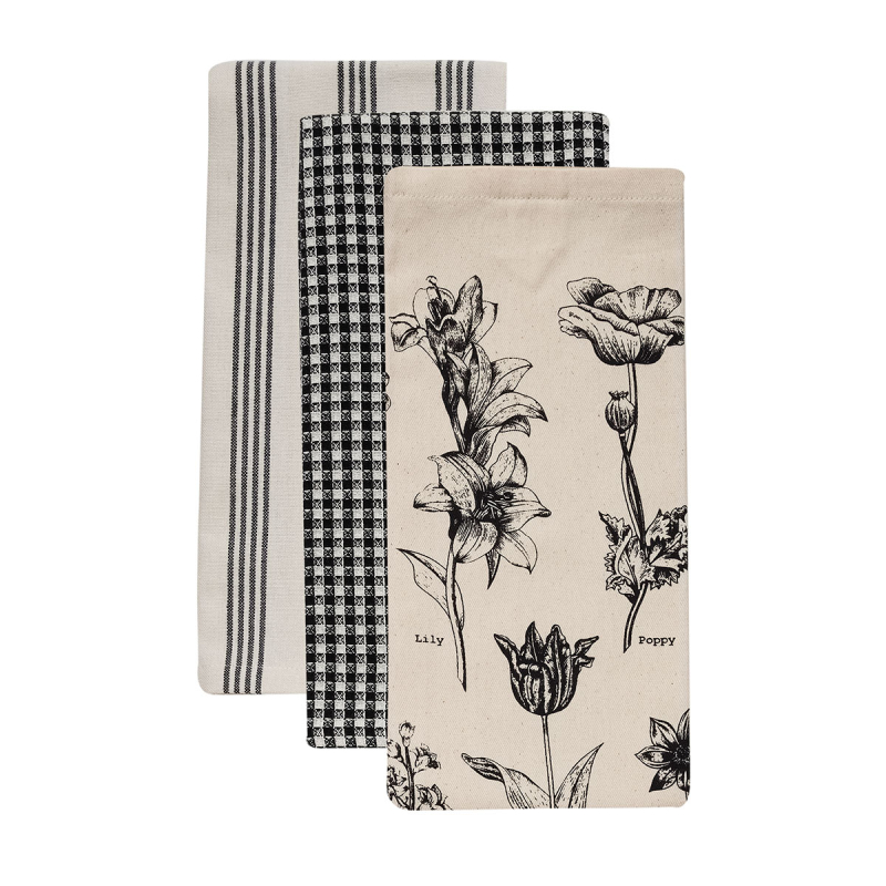 Ποτηρόπανα (Σετ 3τμχ) Kentia Loft Fazzy 255