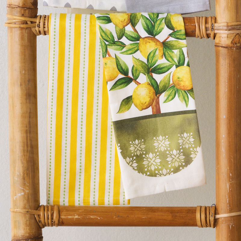 Ποτηρόπανα (Σετ 2τμχ) Kentia Loft Fazzy 257