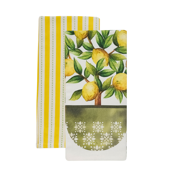 Ποτηρόπανα (Σετ 2τμχ) Kentia Loft Fazzy 257