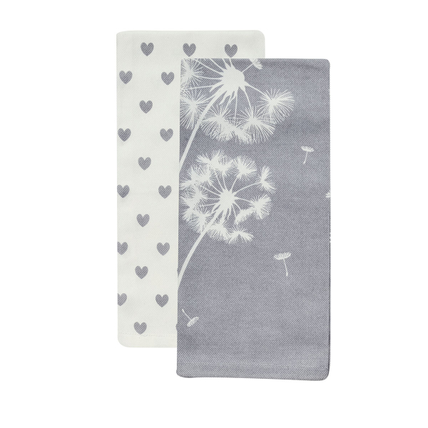 Ποτηρόπανα (Σετ 2τμχ) Kentia Loft Fazzy 258