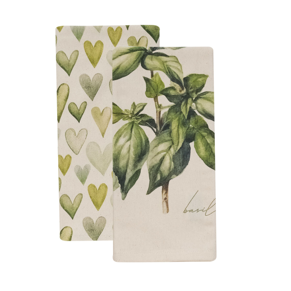 Ποτηρόπανα (Σετ 2τμχ) Kentia Loft Fazzy 259