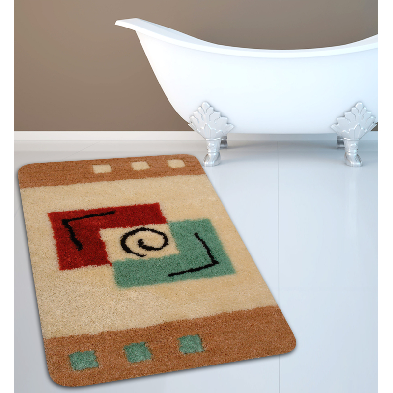 Πατάκι Μπάνιου (60x100) San Lorentzo FL-060417 Μπεζ