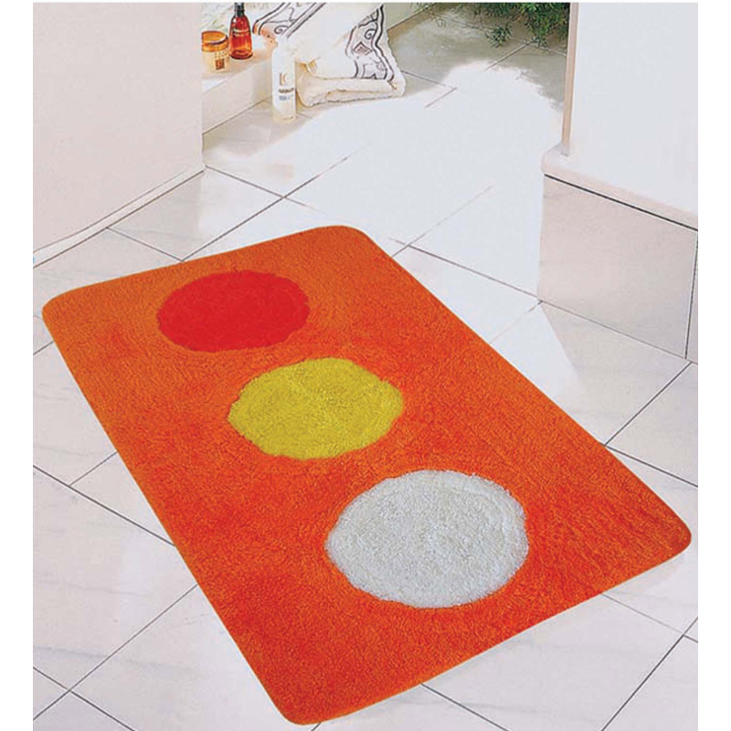 Πατάκι Μπάνιου (60x100) San Lorentzo Color Moon Orange