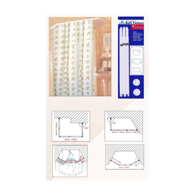 Βραχίονας Μπάνιου 180-285cm San Lorentzo Polygon