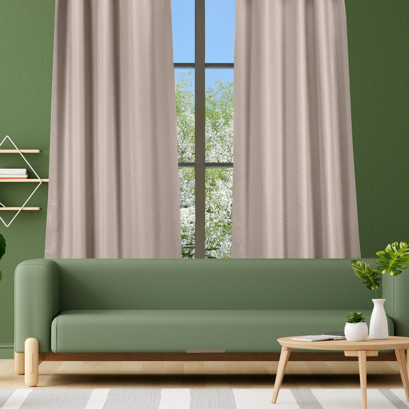 Κουρτίνα (140x260) Με Τρουκς Whitegg K0184-5 Powder