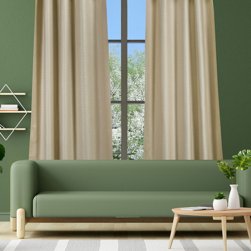 Κουρτίνα (270x280) Με Τρέσα Whitegg K0184-4 Ecru