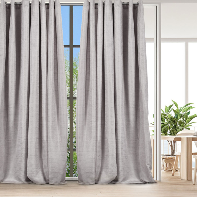 Κουρτίνα (270x280) Με Τρουκς Whitegg K0187-3 Light Grey