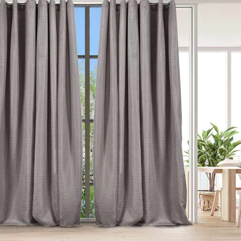 Κουρτίνα (270x280) Με Τρουκς Whitegg K0187-2 Grey