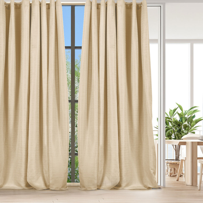 Κουρτίνα (270x280) Με Τρουκς Whitegg K0187-7 Ecru