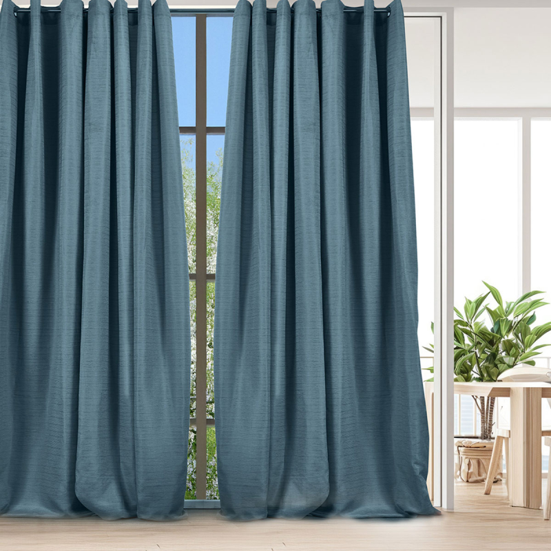 Κουρτίνα (270x280) Με Τρουκς Whitegg K0187-5 Petrol