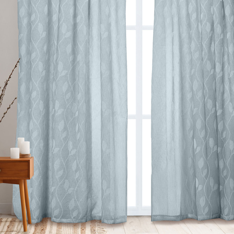 Κουρτίνα (270x280) Με Τρέσα Whitegg K0189-1 Petrol