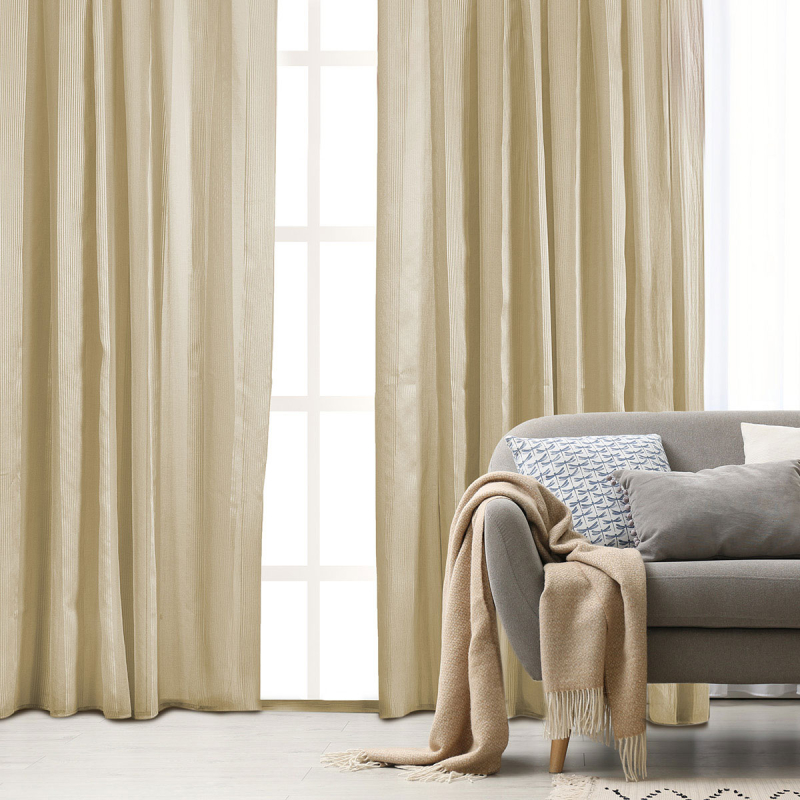 Κουρτίνα (270x280) Με Τρέσα Whitegg K0192-4 Ecru