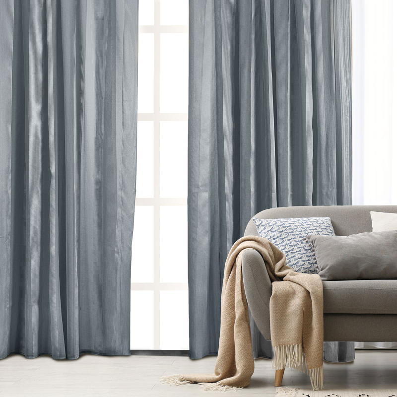 Κουρτίνα (270x280) Με Τρέσα Whitegg K0192-2 Grey-Blue