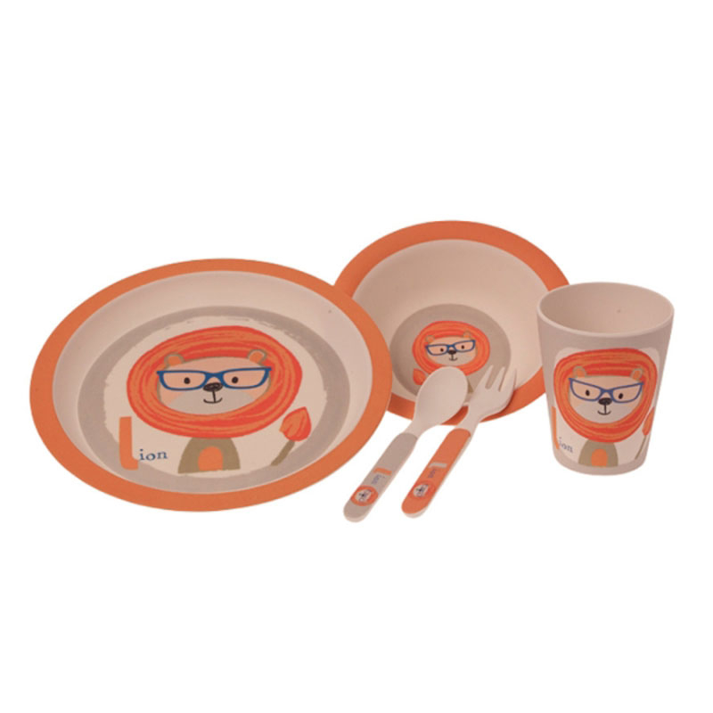 Παιδικό Σετ Φαγητού 5τμχ Gamberritos Lion