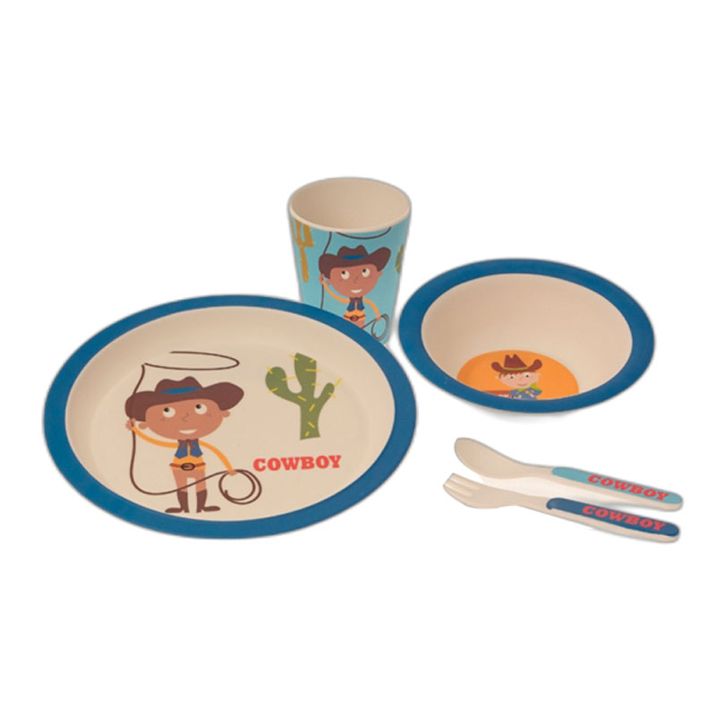 Παιδικό Σετ Φαγητού 5τμχ Gamberritos Cowboy