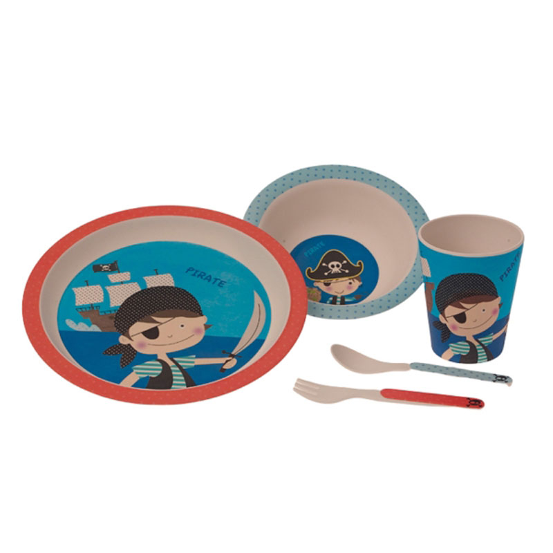 Παιδικό Σετ Φαγητού 5τμχ Gamberritos Pirate