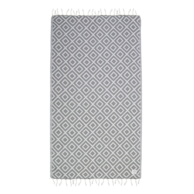 Πετσέτα Θαλάσσης - Παρεό (90x170) Nef-Nef Homeware Romario Grey