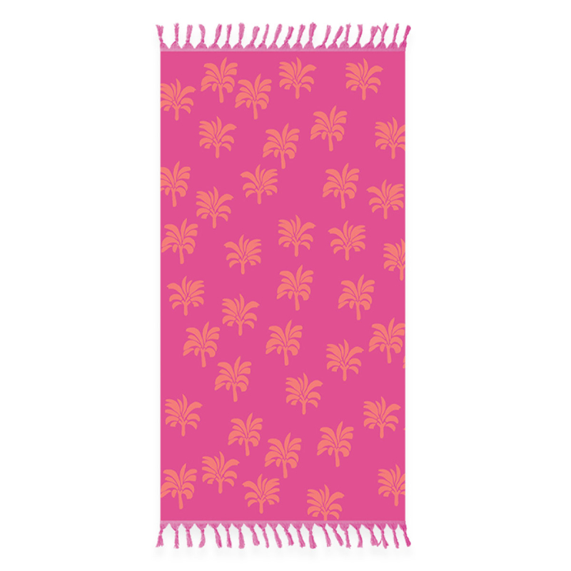 Πετσέτα Θαλάσσης (80x160) Nef-Nef Homeware Palmer Fuchsia