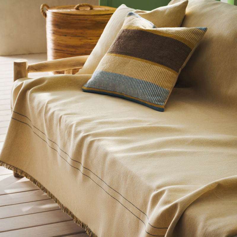 Ριχτάρι Καναπέ Διθέσιου (180x250) Gofis Home Ziyi Wheat Yellow 339/04