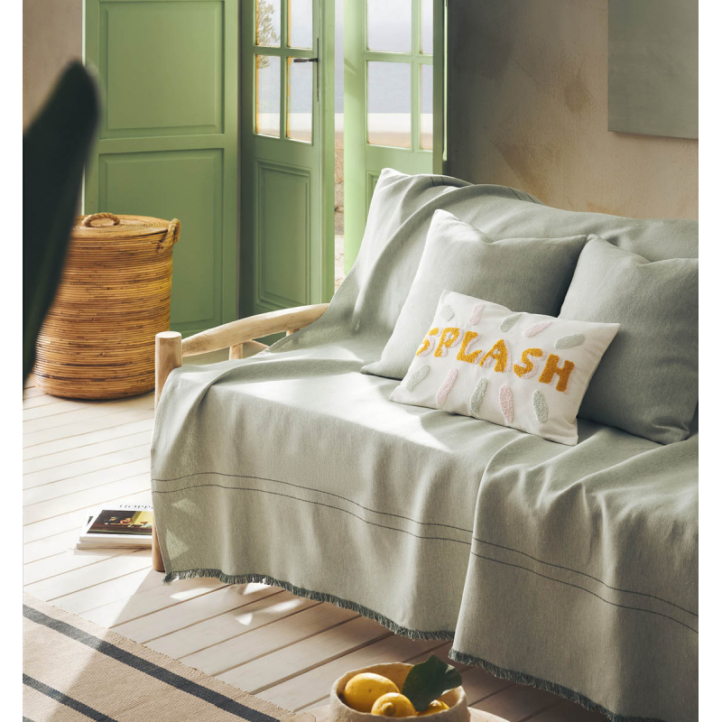 Ριχτάρι Καναπέ Τριθέσιου (180x310) Gofis Home Ziyi Studio Green 339/03