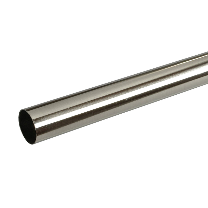 Κουρτινόξυλο Φ28mm Μονό Επεκτεινόμενο 240-400cm Grace Chrome Brushed 58401