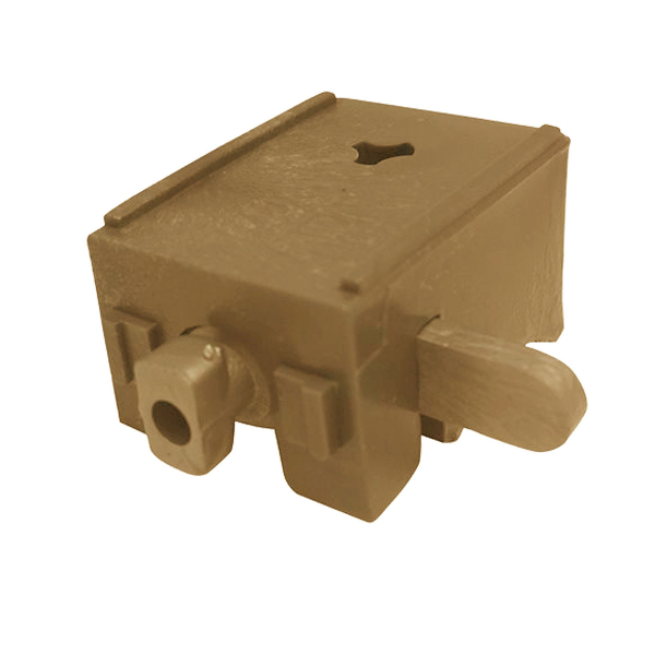 Στηρίγματα Για Οβάλ Σιδηρόδρομο (Σετ 2τμχ) Grace Bronze 67714