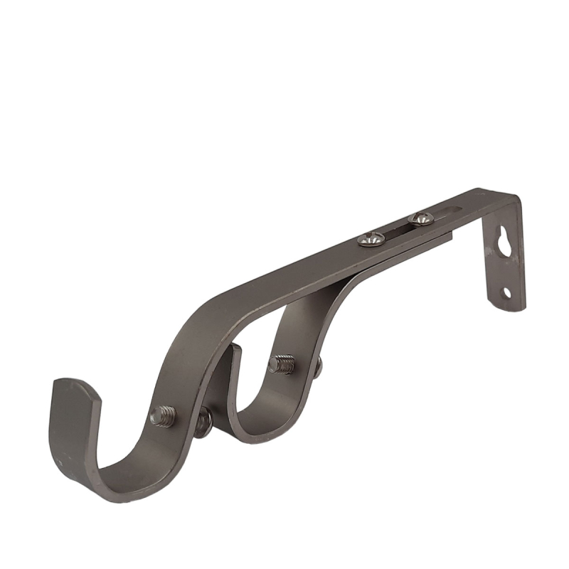 Βάσεις Ανοιχτού Τύπου Διπλές Επεκτεινόμενες (Σετ 2τμχ) /Φ28 Grace Brushed Chrome 568195