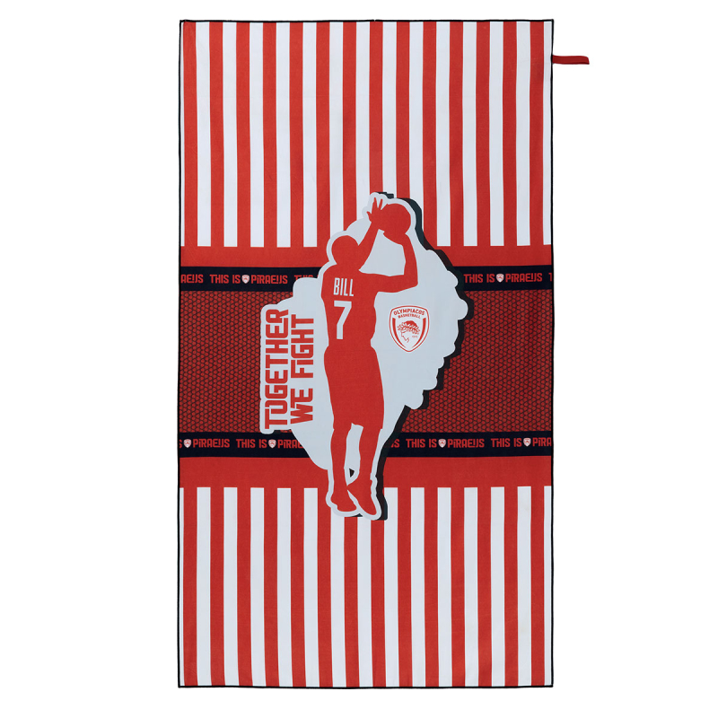 Πετσέτα Θαλάσσης Microfiber (90x160) Palamaiki Beach Towels Olympiacos NMOly