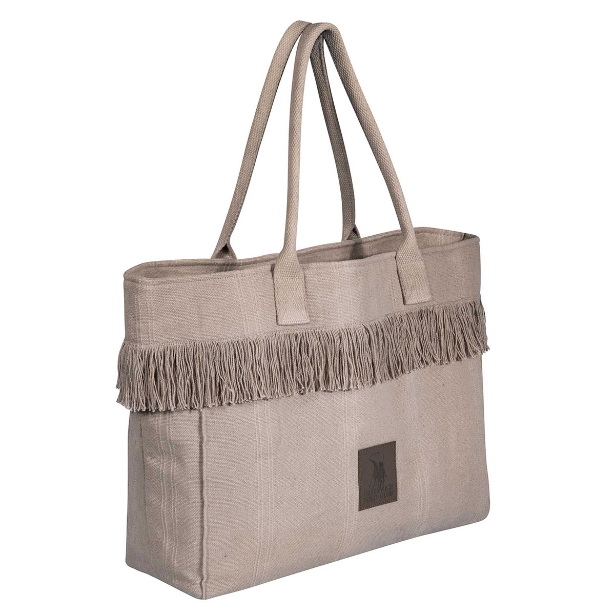 Τσάντα Θαλάσσης (46X36) Greenwich Polo Club Beach 4084 Taupe Home Τσάντες Spitishop