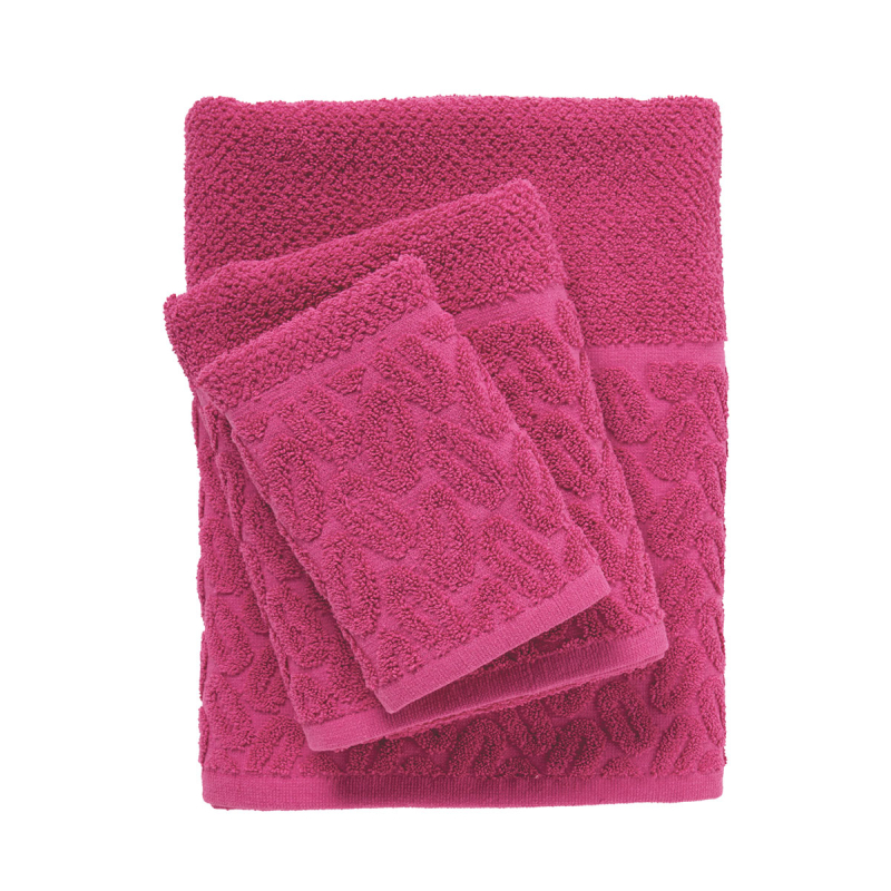 Πετσέτες Μπάνιου (Σετ 3τμχ) Das Home Best Line 0786 Fuschia 550gsm