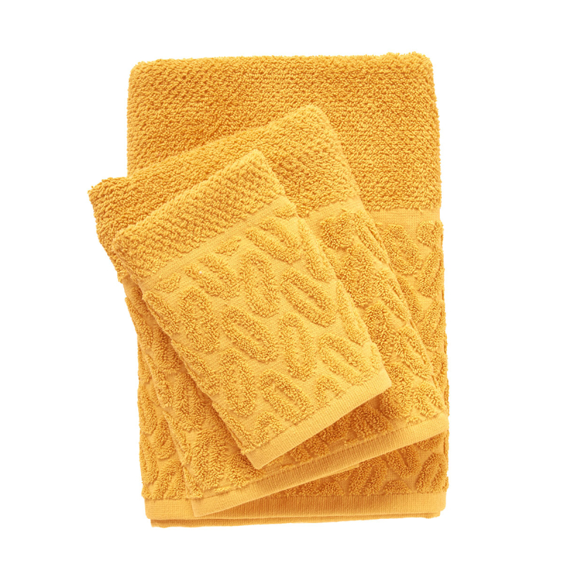 Πετσέτες Μπάνιου (Σετ 3τμχ) Das Home Best Line 0784 Ochre 550gsm