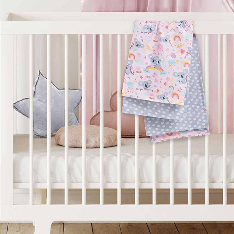 Σεντόνια Λίκνου (Σετ) Das Home Baby 4934