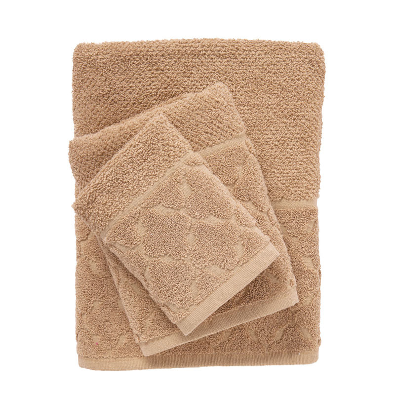 Πετσέτες Μπάνιου (Σετ 3τμχ) Das Home Best Line 0792 Taupe 550gsm