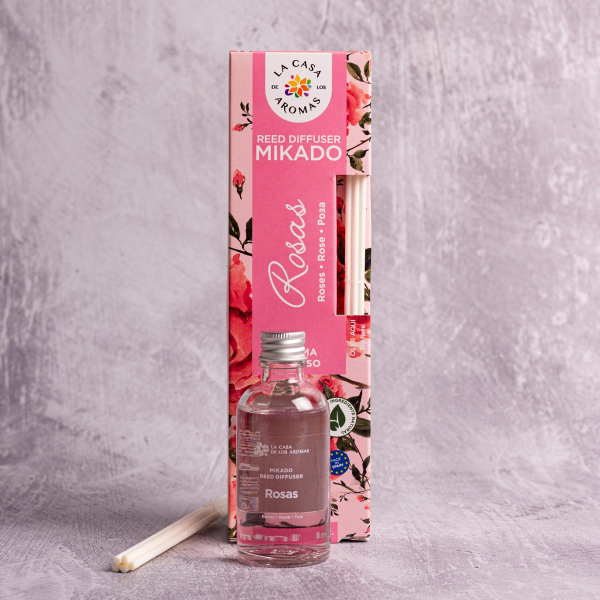 Αρωματικό Χώρου 50ml Με Στικς La Casa De Los Aromas 034344 Τριαντάφυλλο