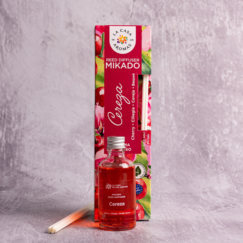 Αρωματικό Χώρου 50ml Με Στικς La Casa De Los Aromas 046903 Κεράσι