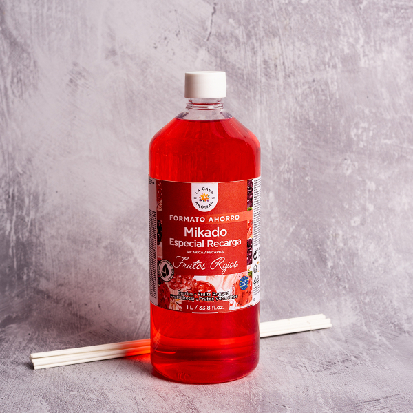 Αρωματικό Χώρου 1lt Με Στικς La Casa De Los Aromas 049416 Κόκκινα Φρούτα