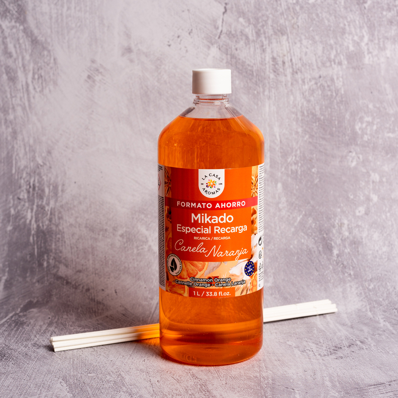 Αρωματικό Χώρου 1lt Με Στικς La Casa De Los Aromas 049423 Κανέλα/Πορτοκάλι