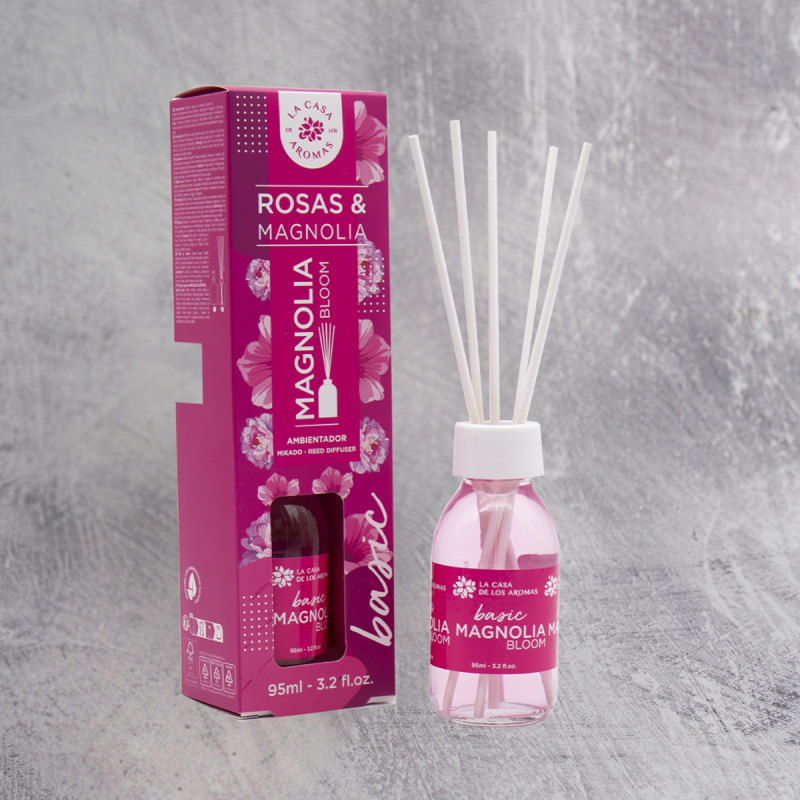 Αρωματικό Χώρου 95ml Με Στικς La Casa De Los Aromas 050351 Magnolia Bloom