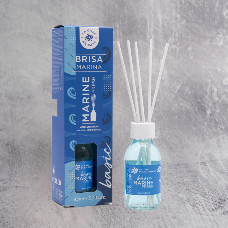 Αρωματικό Χώρου 95ml Με Στικς La Casa De Los Aromas 050368 Marine Fresh