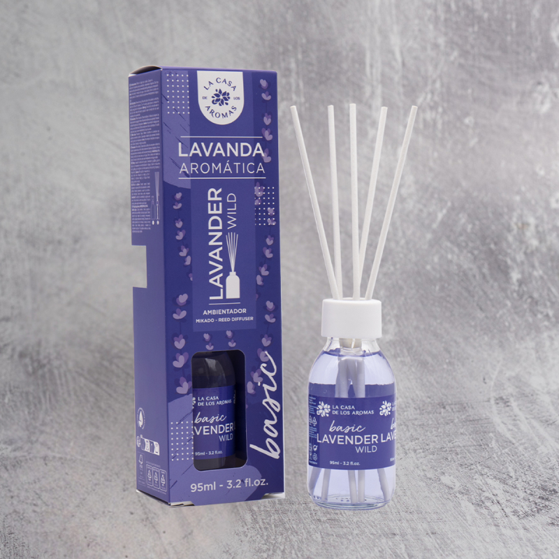 Αρωματικό Χώρου 95ml Με Στικς La Casa De Los Aromas 050382 Lavender Wild