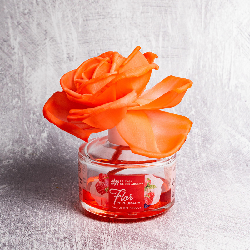Αρωματικό Χώρου 65ml Με Λουλούδι La Casa De Los Aromas 059491 Κόκκινα Φρούτα