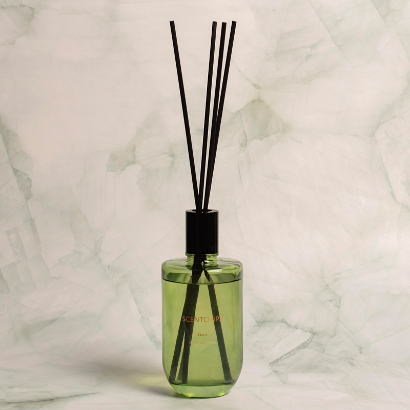 Αρωματικό Χώρου 300ml Με Στικς Scentchips 300209 Serene Fleur Green