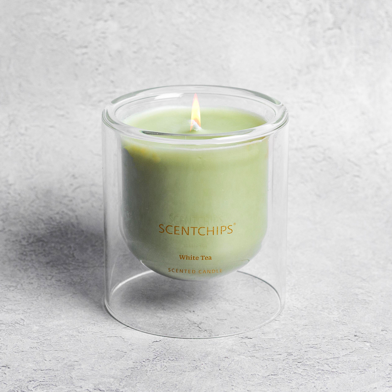 Κερί Αρωματικό 496gr Scentchips 255122 White Tea