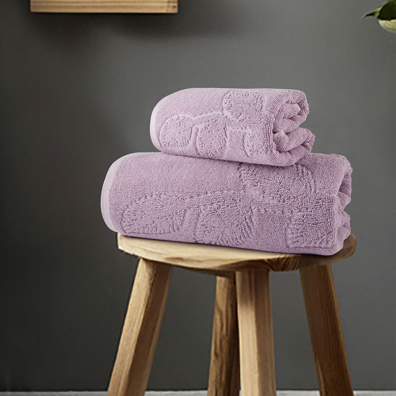 Πετσέτες Μπάνιου (Σετ 2τμχ) Nima Serenity Lilac 520gsm