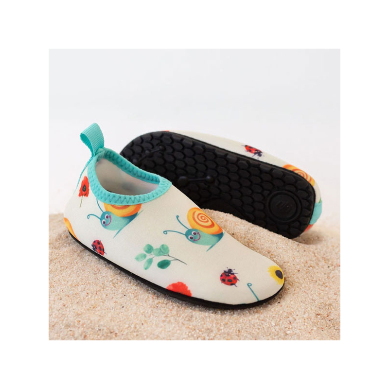 Παιδικά Παπούτσια Θαλάσσης Kiokids Snails Beige