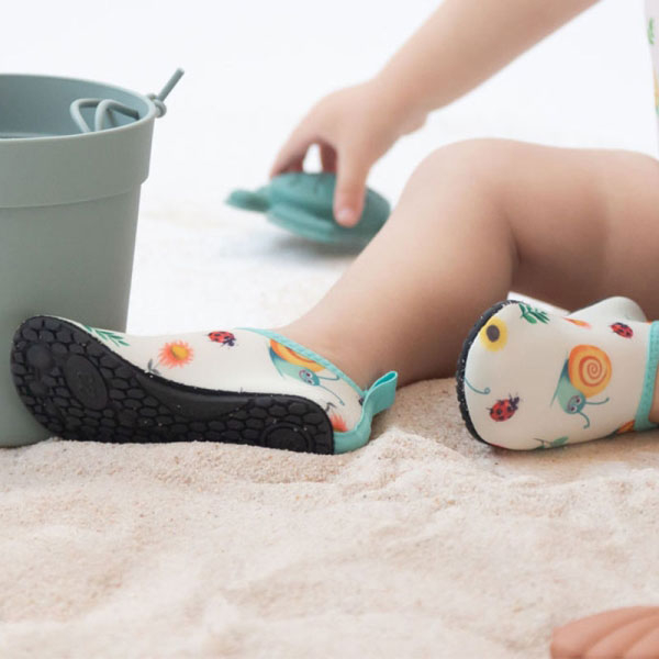 Παιδικά Παπούτσια Θαλάσσης Kiokids Snails Beige