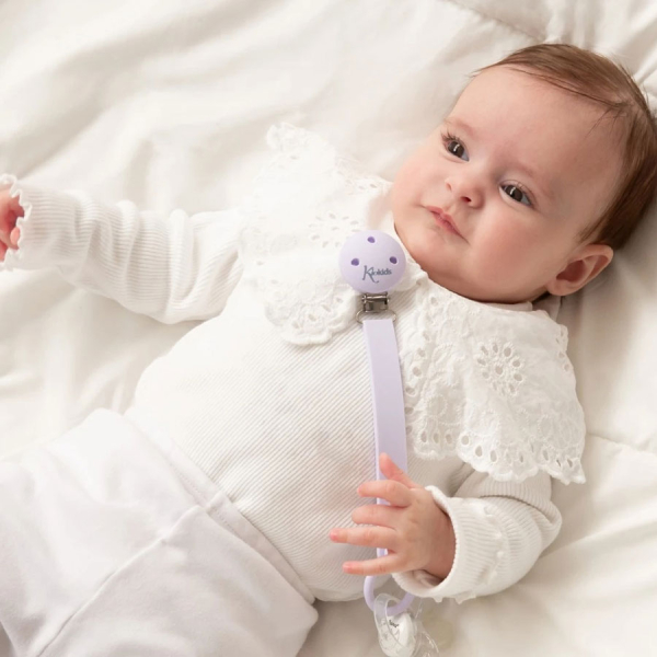 Κλιπ Πιπίλας Kiokids Λιλά 5362