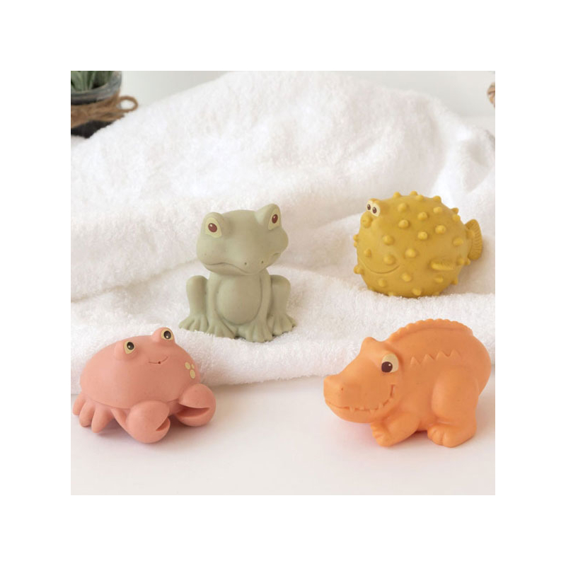 Παιχνίδια Μπάνιου (Σετ 4τμχ) Kiokids Ζωάκια 5616