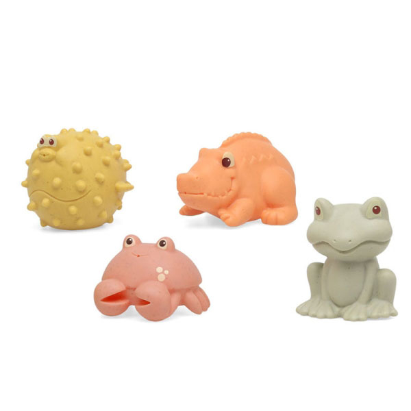 Παιχνίδια Μπάνιου (Σετ 4τμχ) Kiokids Ζωάκια 5616