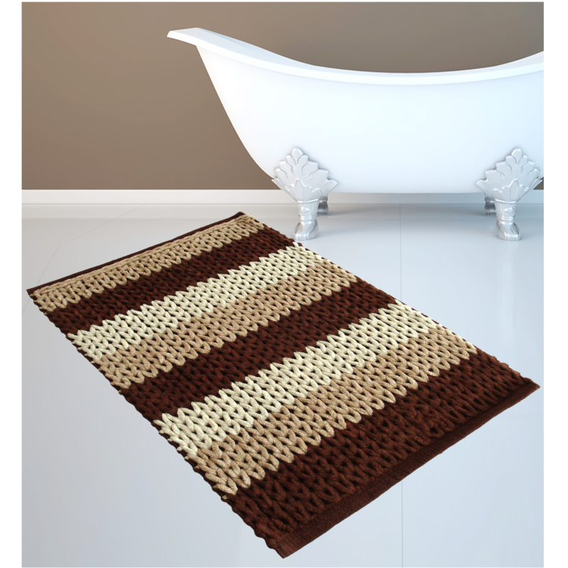 Πατάκι Μπάνιου (50x80) San Lorentzo 2335 Beige/Brown